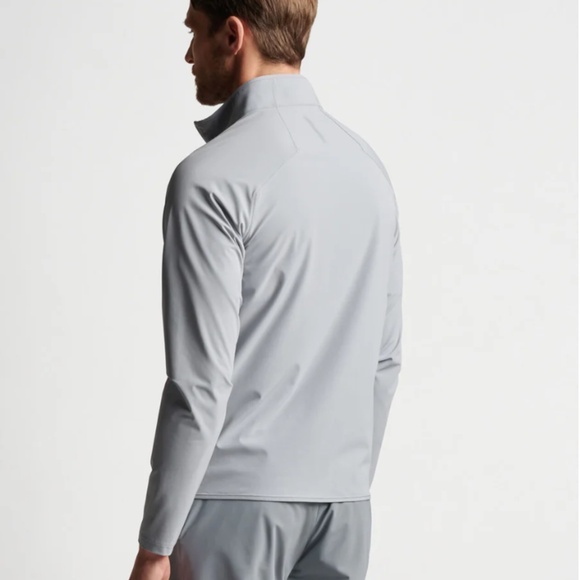 LIKE NEW Peter Millar Flex Adapt Wind Cheater Shell in British Grey (Size S) - Picture 3 of 14